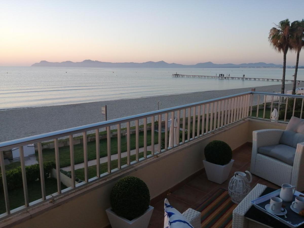Apt Playa De Muro Ca N Ines - 1ª Linea De Playa Apartment Пуерто де ла Аркудия Екстериор снимка